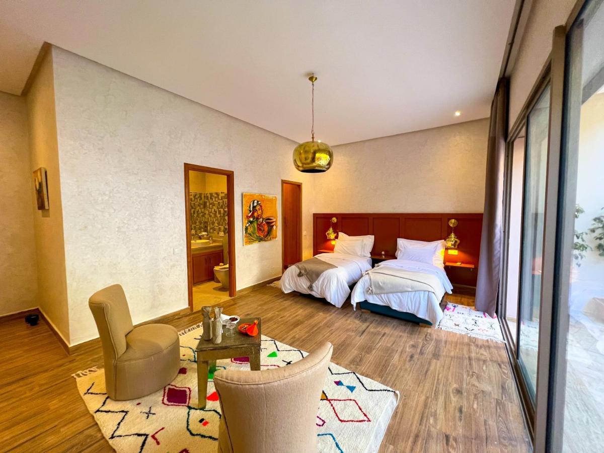Riad Villa Saphir & Spa Marraquexe Exterior foto